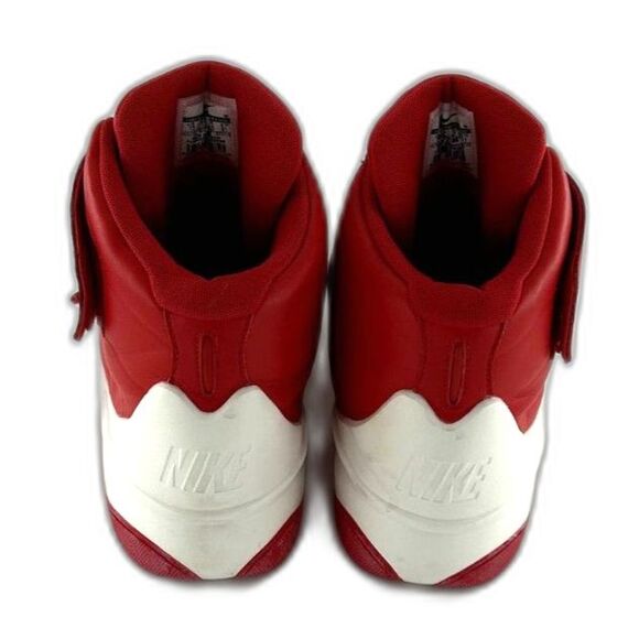 Nike's Marxman Sneakers University Red Leather Tops Sz-13 Hook & Loop Closures - Picture 4 of 11